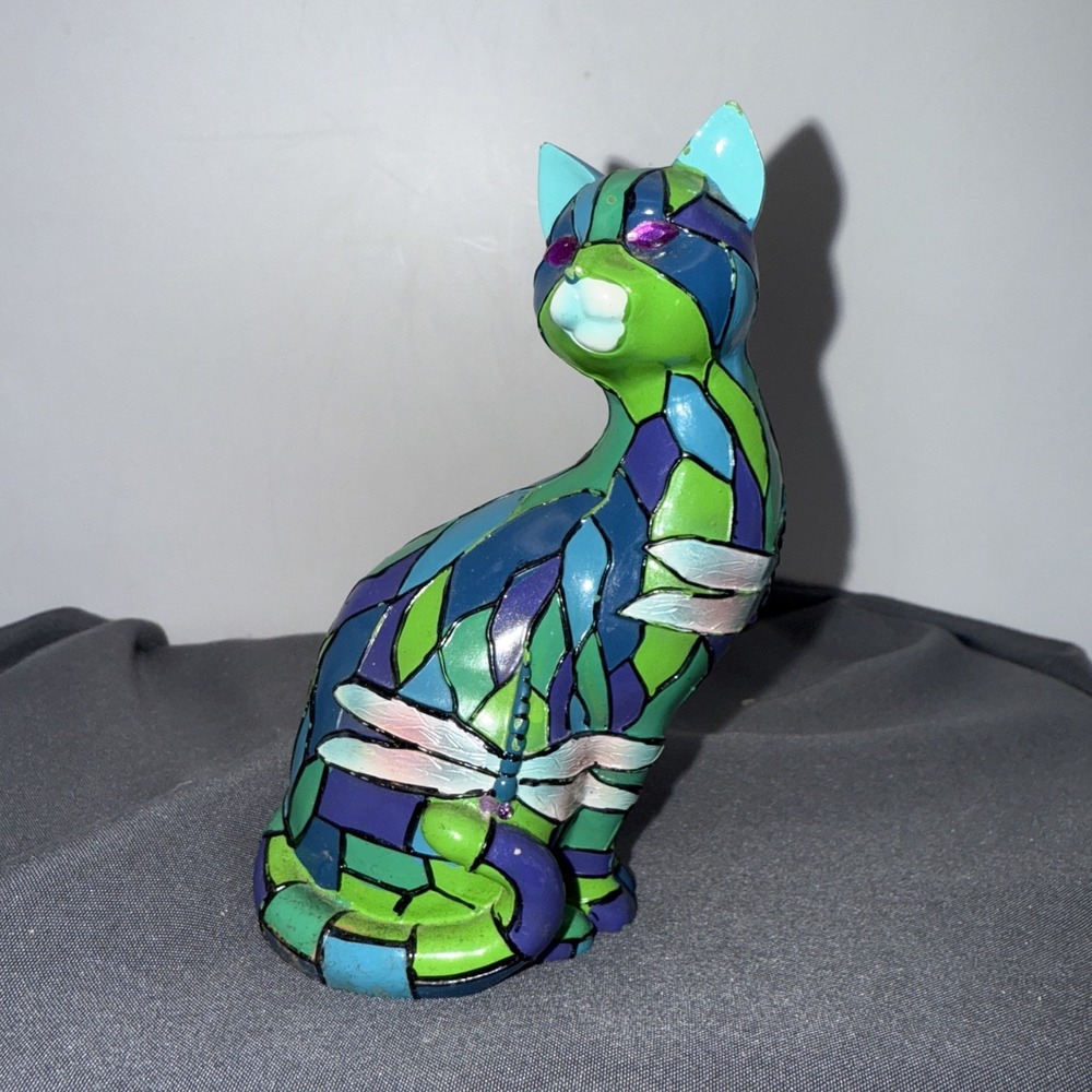 The Hamilton Cat Collection Dragonfly From The Purr-fect Reflections of Tiffany